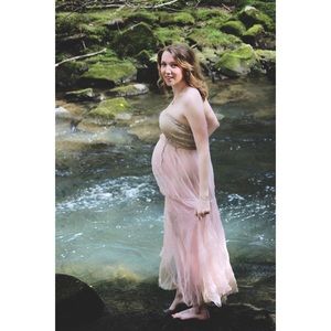 Free People Maxi Perfect for Maternity Pics